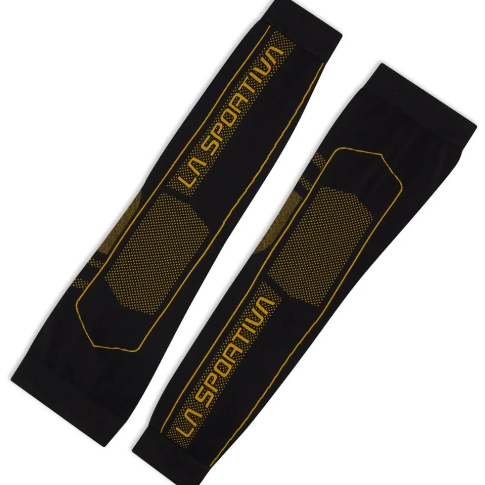 La Sportiva Trace Armwarmers - Zwart/Geel ZZRA005