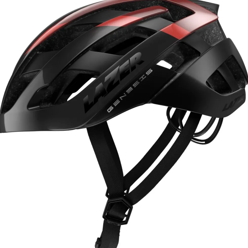 Lazer Genesis Racefietshelm - black red