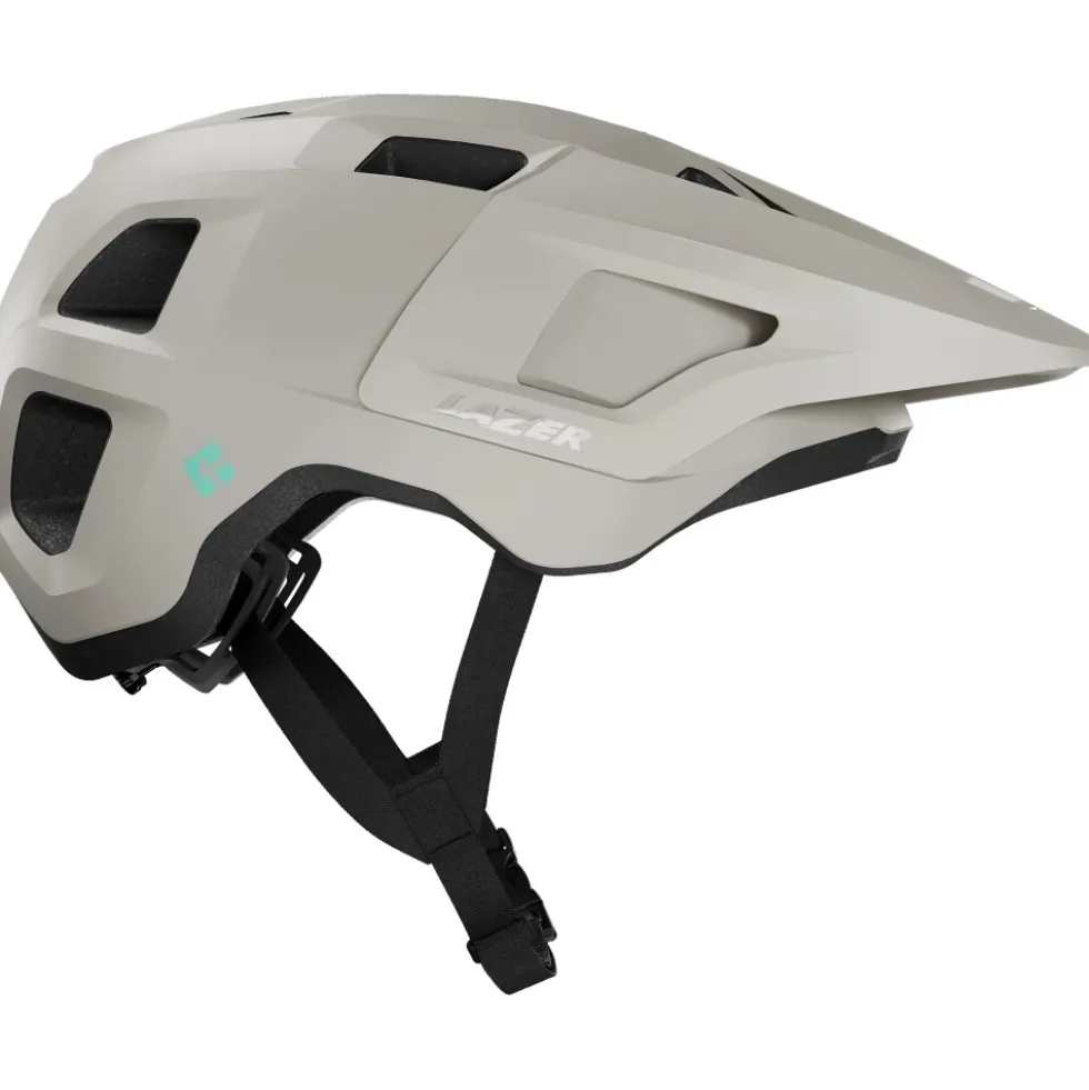 Lazer Lupo KinetiCore MTB Helm - matte white stone