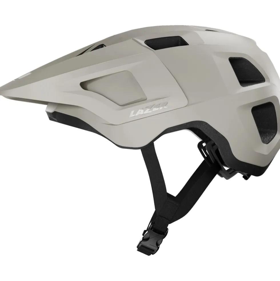 Lazer Lupo KinetiCore MTB Helm - matte white stone
