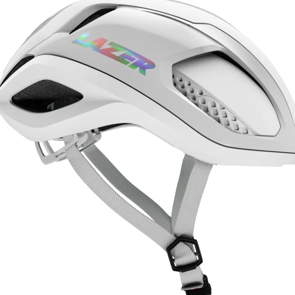 Racefietshelmen < Lazer Vento KinetiCore Racefiethe - pure white