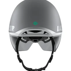 Lazer Victor KinetiCore Tijdrithelm - matte white silver