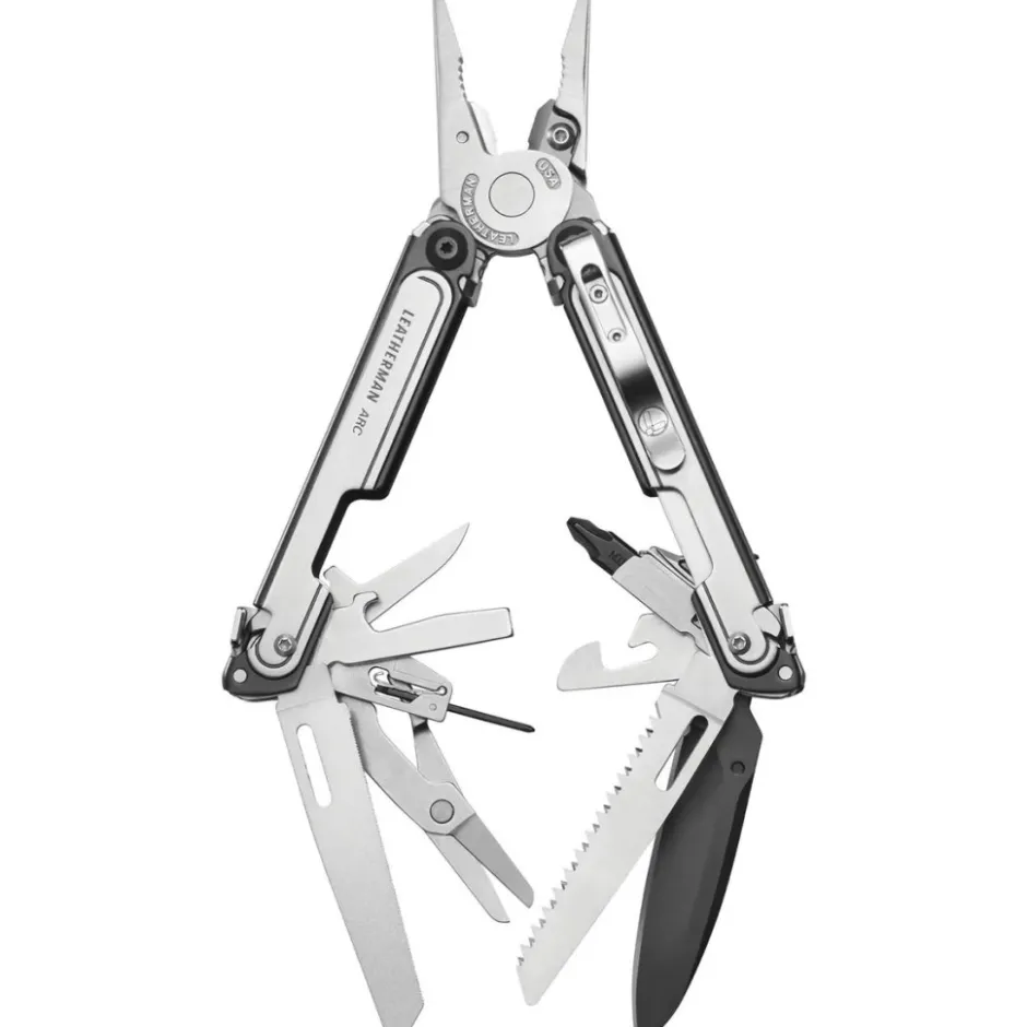 Messen & Werktuigen < Leatherman ARC Multitool - Black DLC & Stainless Steel