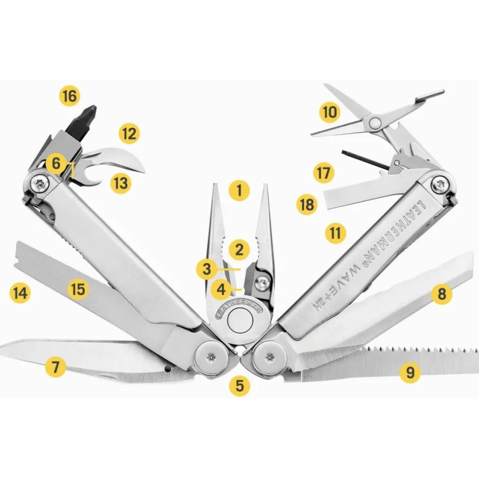 Leatherman 2H Wave + 18-in-1 Multi-Tool - Stainless Steel