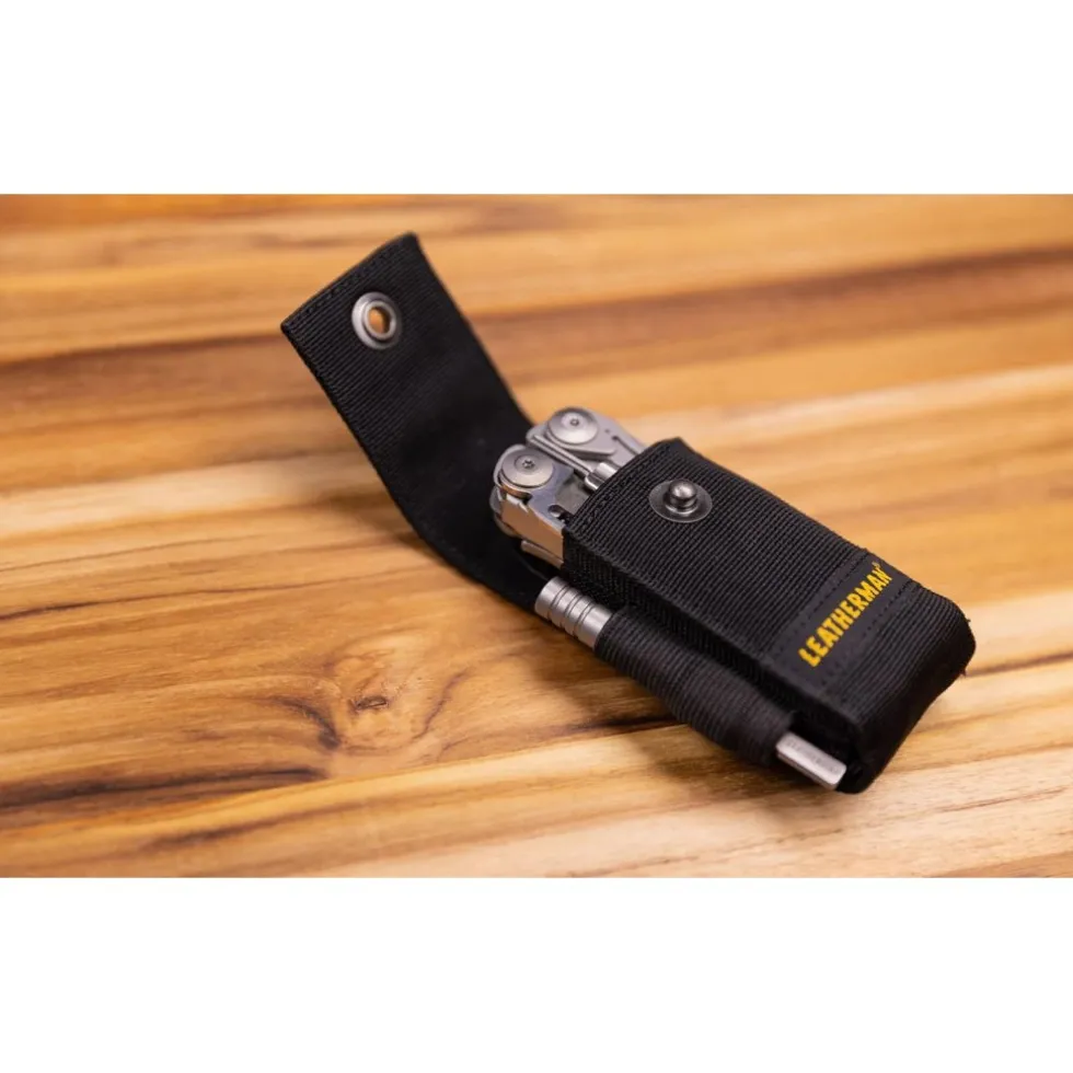 Leatherman Nylon Holster met tasjes voor multitool - Large - Zwart