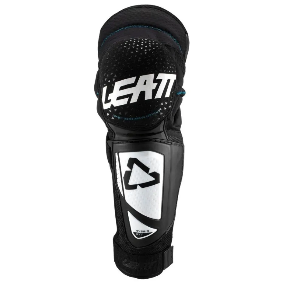 Kniebeschermers < Leatt 3DF Hybrid EXT knie/scheenbeschermers - white/black