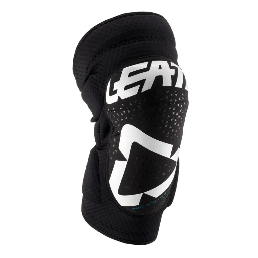 Leatt 3DF 5.0 Zip Kniebeschermers - white/black