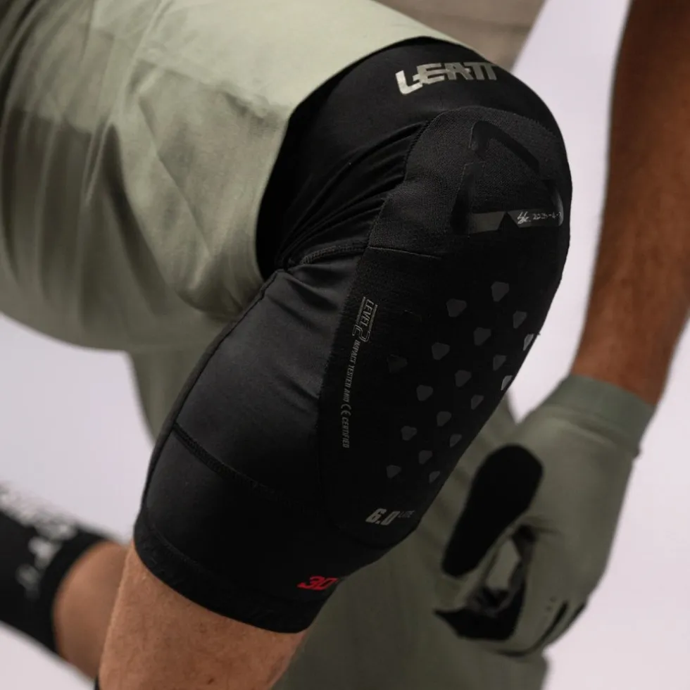 Leatt 6.0 Evo Lite Kniebeschermers - zwart