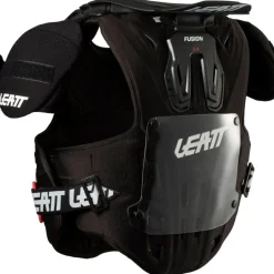 Beschermers Kinderen|Borstbeschermers < Leatt Fusion 2.0 Nekbeschermer / Bovenlichaam Protector Kinderen - black