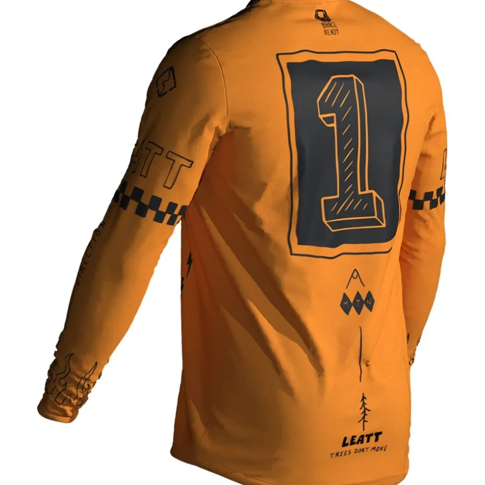 Leatt Gravity 3.0 Junior MTB shirt lange mouwen kinderen - lager yellow