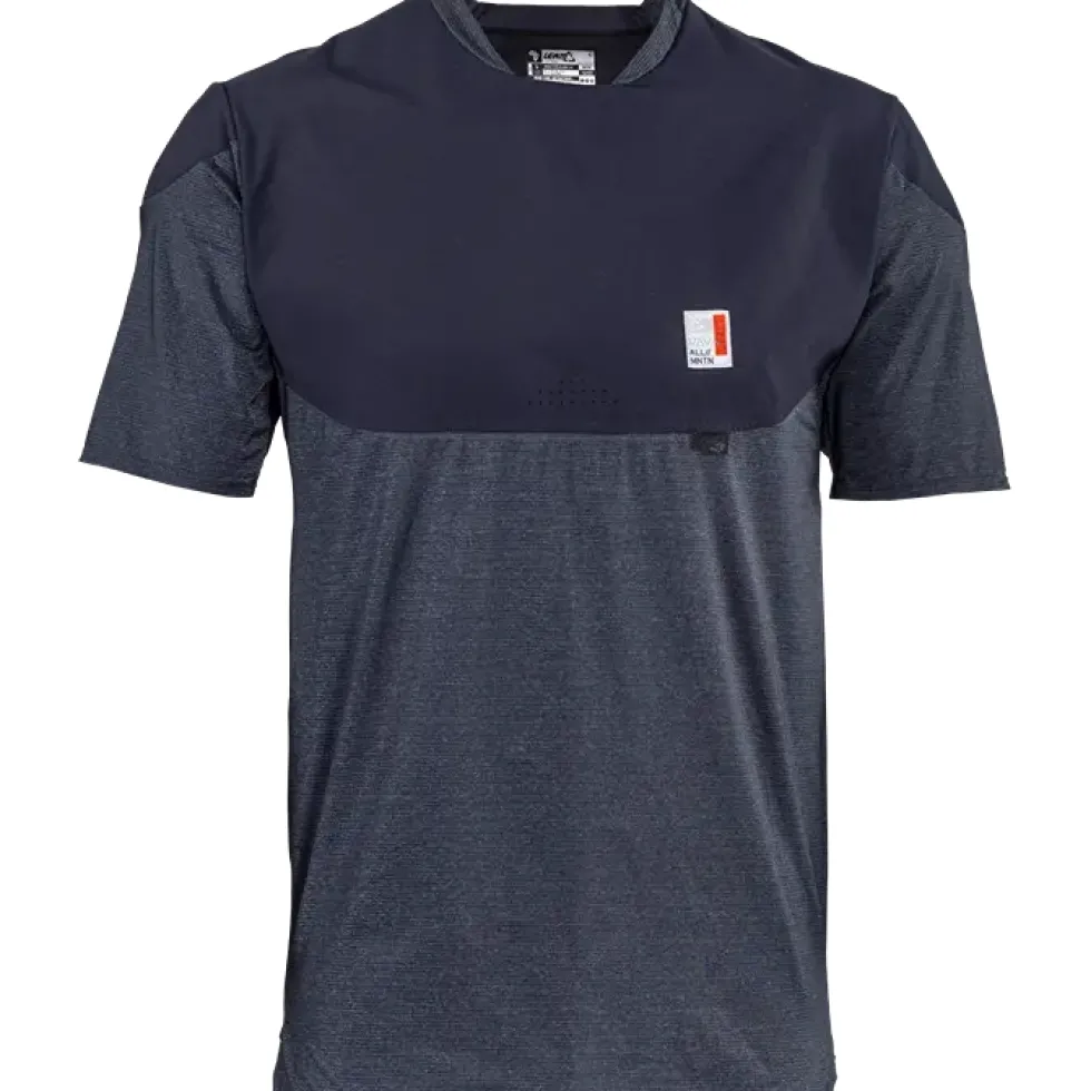 Leatt MTB All Mountain 3.0 Shirt met Korte Mouwen Heren - zwart