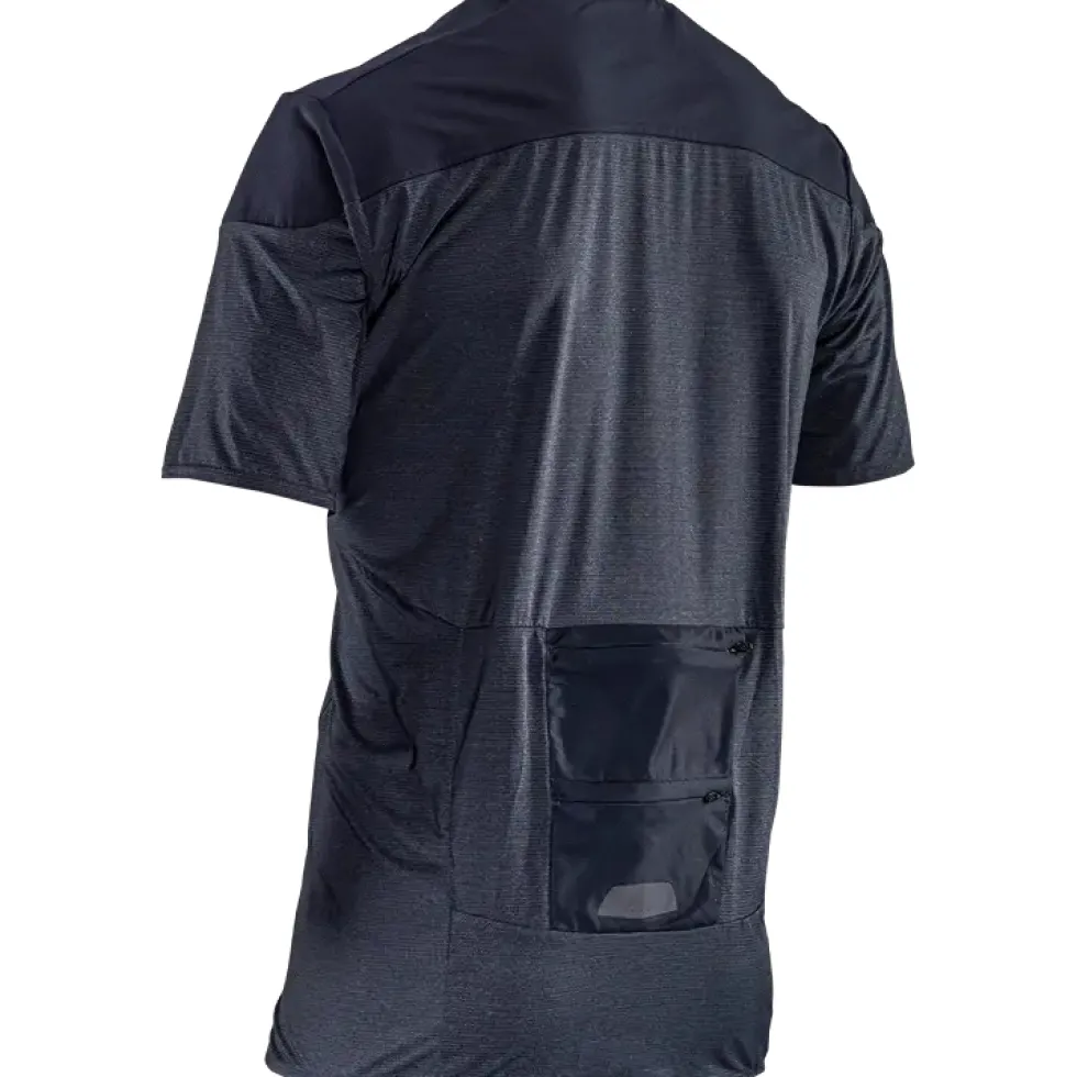 Leatt MTB All Mountain 3.0 Shirt met Korte Mouwen Heren - zwart