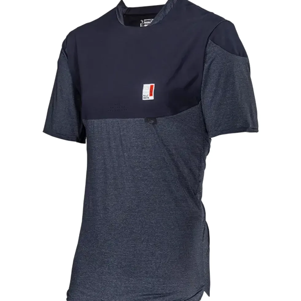 Leatt MTB All Mountain 3.0 Shirt met Korte Mouwen Heren - zwart