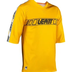 Shirts Kinderen < Leatt MTB Enduro 3.0 hirt met 3/4-Mouwen Kinderen - gold