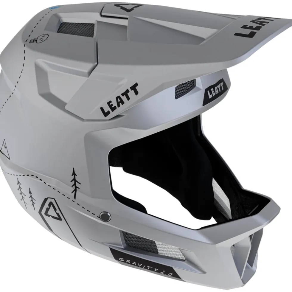 Leatt MTB Gravity 2.0 Helm - grijs