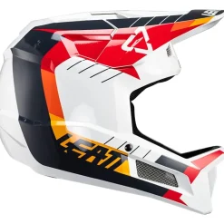 Leatt MTB Gravity 2.0 Helm - wit/rood