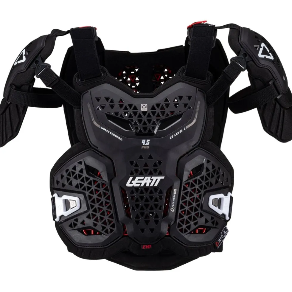 Leatt 4.5 Pro Evo Borstbeschermer - zwart