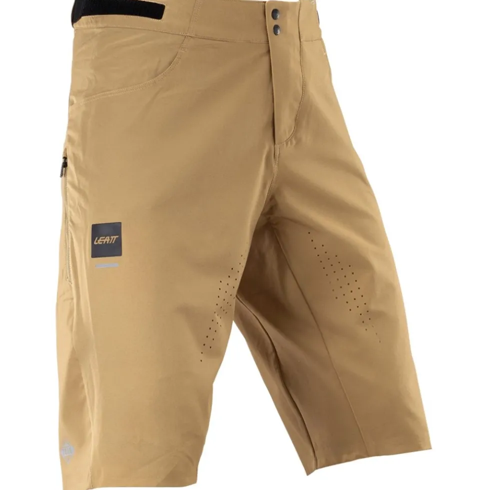 Leatt Trail 3.0 MTB shorts met zeem voor mannen - brass brown