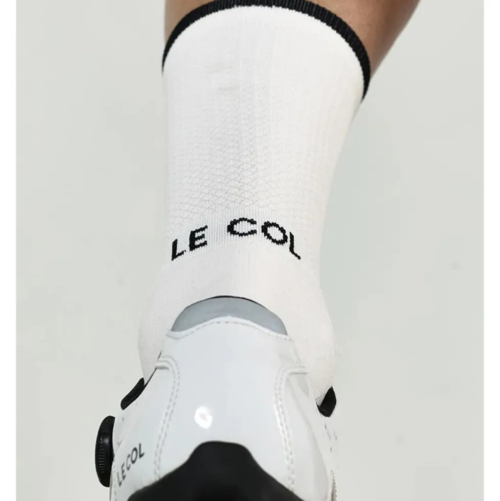 Le Col Fietssokken - Wit/Zwart