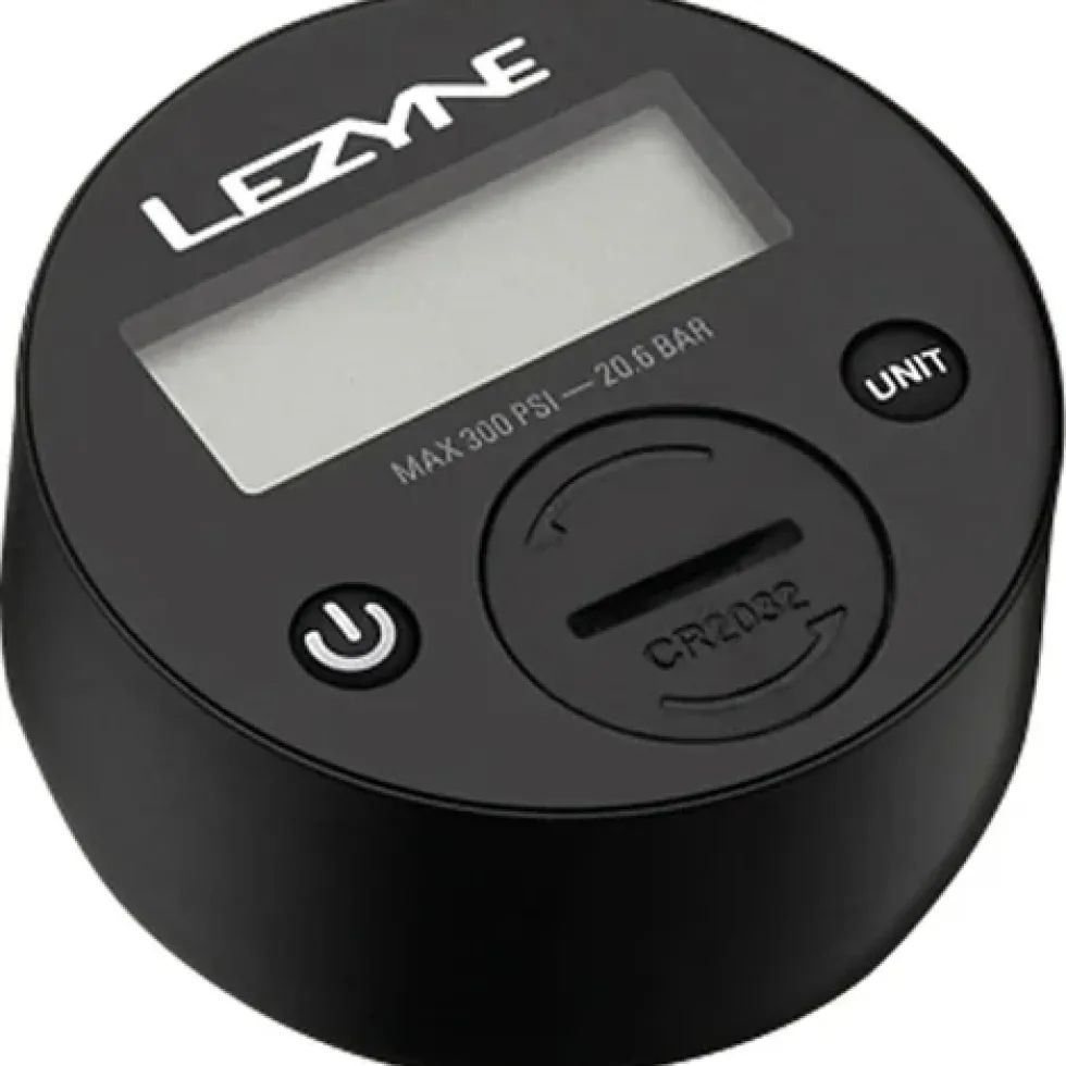 Lezyne CNC HP Digital Drive Vloerpomp 3.5 - zwart