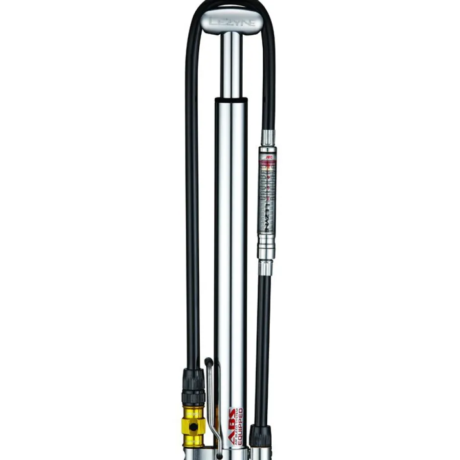 Mini Pompen|Vloerpompen < Lezyne CNC Micro Floor Drive HPG Vloerpomp - zilver