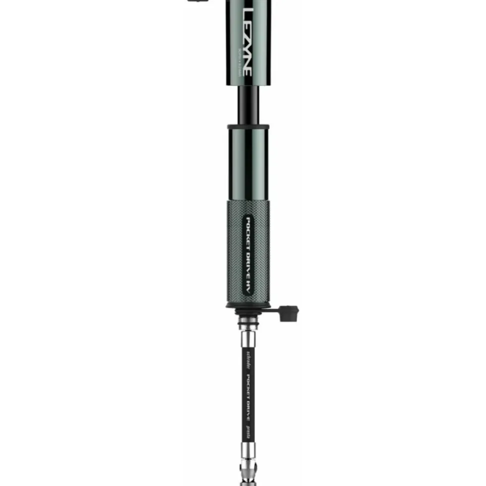 Lezyne CNC Pocket Drive HV - Mini Pump - shiny grey