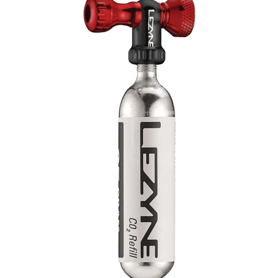 Co² Pompen < Lezyne Control Drive CO2 Cartridge Pump - 16g - red