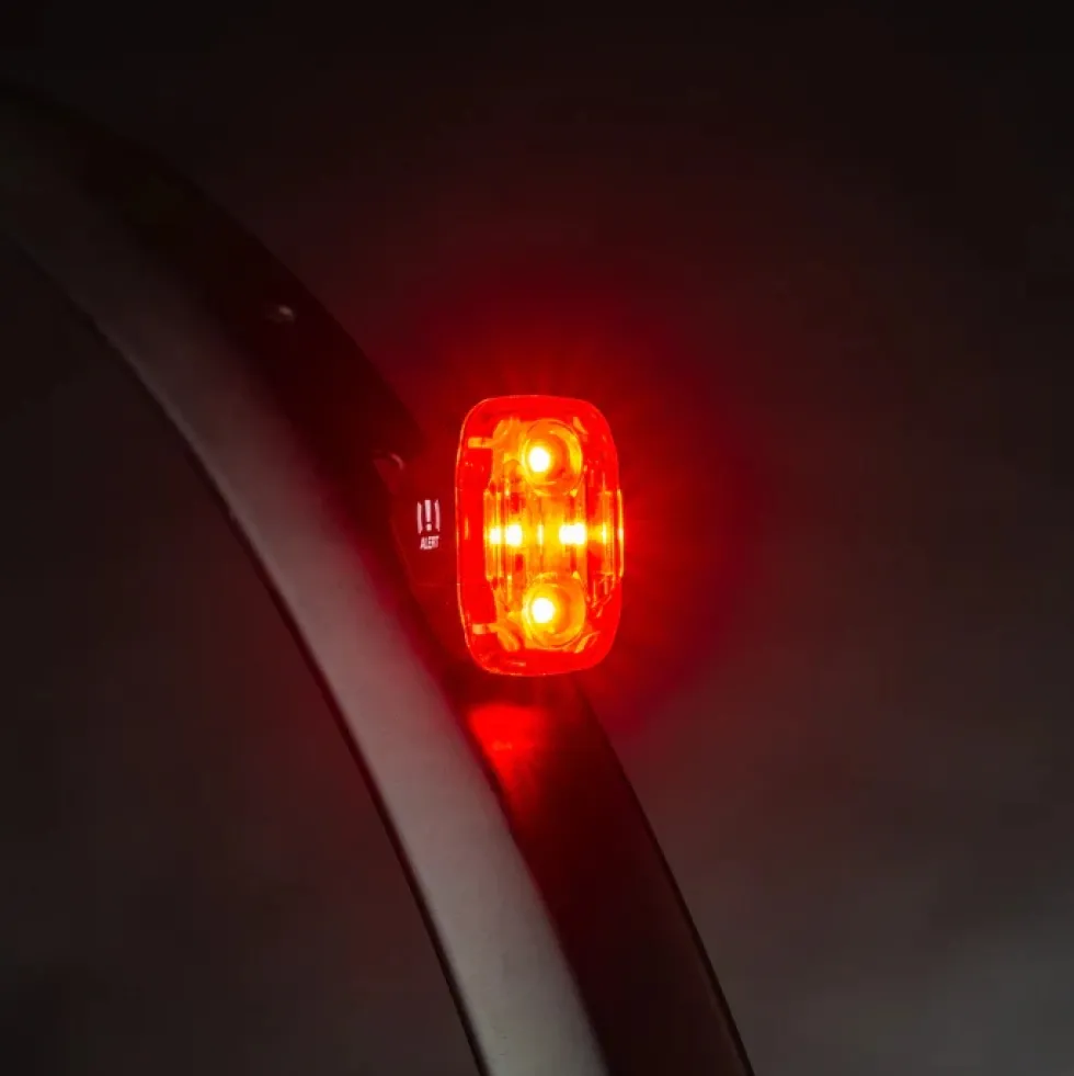 Lezyne Fender - E-Bike Rear Light - German StVZO approved - black