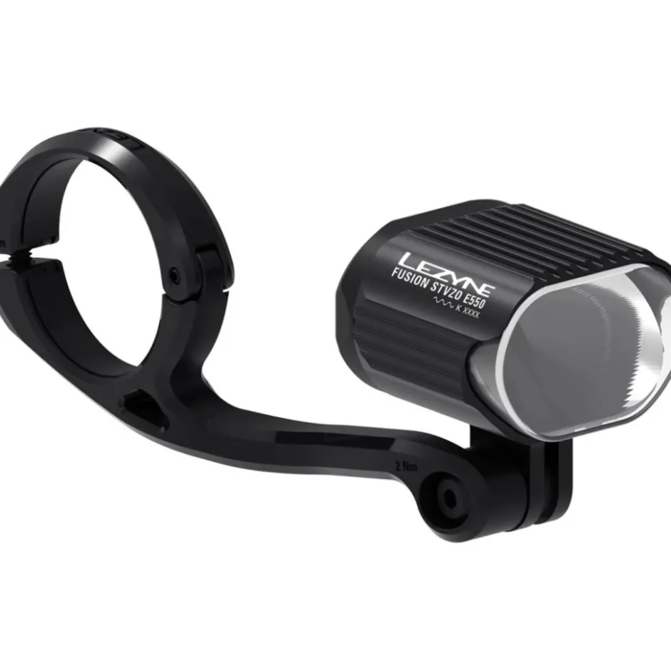 Voorlampen|Verlichting < Lezyne Fusion E550 SM E-Bike Lamp Vooraan - zwart
