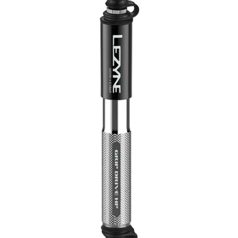Mini Pompen < Lezyne Grip Drive HP Small - Mini Pump - silver