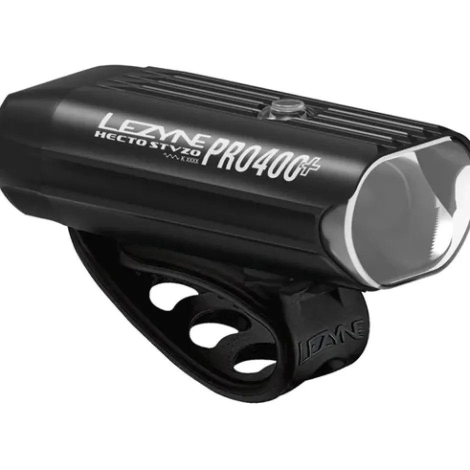 Voorlampen|Verlichting < Lezyne Hecto Pro 400+ Fietslamp Vooraan - zwart
