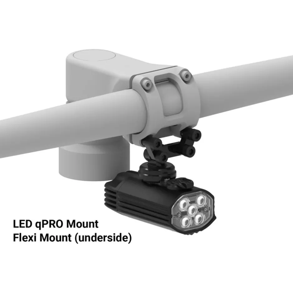 Verlichting Accessoires < Lezyne LED qPRO Vervangingsbeugel - zwart