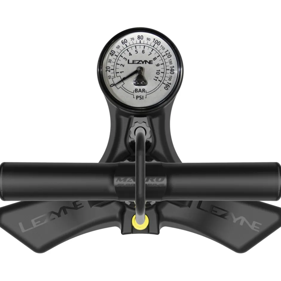 Vloerpompen < Lezyne Macro HP Floor Drive DV Vloerpomp - zwart mat