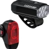 Lezyne Micro Drive 800+ / KTV Drive+ Verlichtingsset - satin black/black