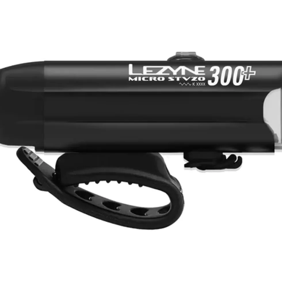 Lezyne Micro 300+ Fietslamp Vooraan - zwart