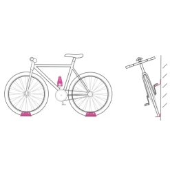 Lezyne Pedal Hook Muurbeugel - silver