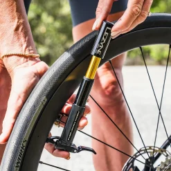 Lezyne Presta Pocket Drive Minipomp - zwart-goud