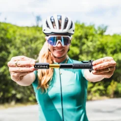 Lezyne Presta Pocket Drive Minipomp - zwart-goud
