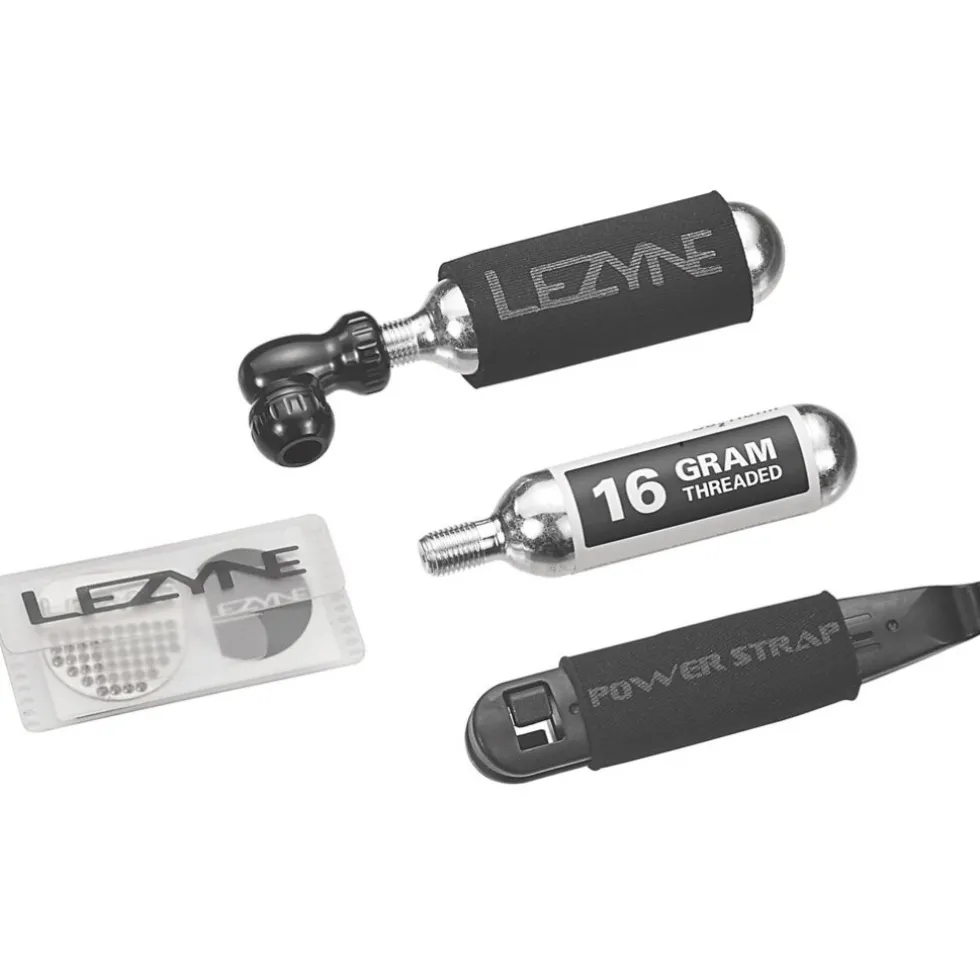 Lezyne Repair Kit CO2 Cartridge Pump + Tire Repair Kit