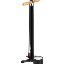 Lezyne Steel HV Floor Drive Vloerpomp - mat zwart