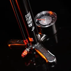 Lezyne Steel HV Floor Drive Vloerpomp - grijs