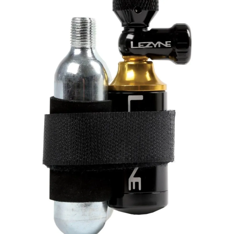 Lezyne Tubeless CO2 Blaster 2in1 Pump & Repair Set incl. 2 Cartridges - black/gold