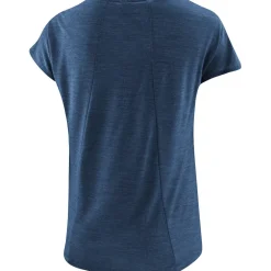 Löffler Merino-Tencel™ Losse T-Shirt Dames - donkerblauw 495