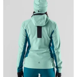 Löffler XC-Pure TXS Jas met Capuchon Dames - yuma blue 337