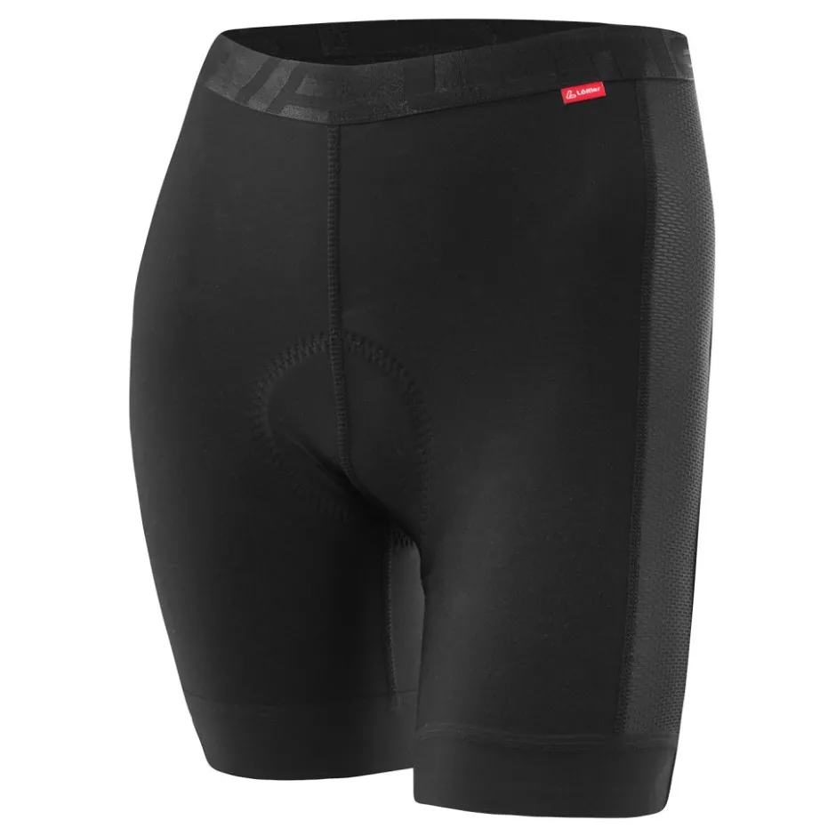 Onderbroeken < Löffler Elastic Mesh Fiets-Binnenshorts Dames - zwart 990