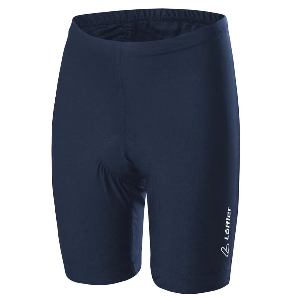 Löffler Fietsshort Kinderen - donkerblauw 495