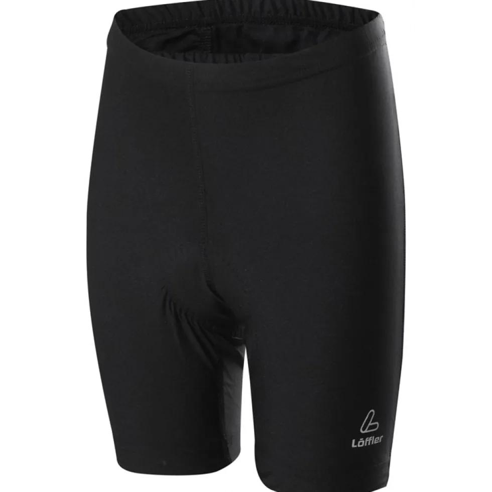 Löffler Fietsshort Kinderen - zwart 990