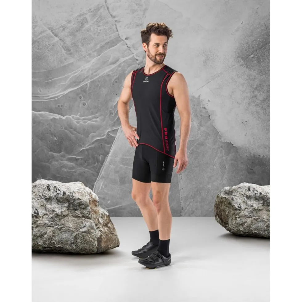 Löffler Light Hotbond® Fiets-Binnenshort Heren - zwart 990