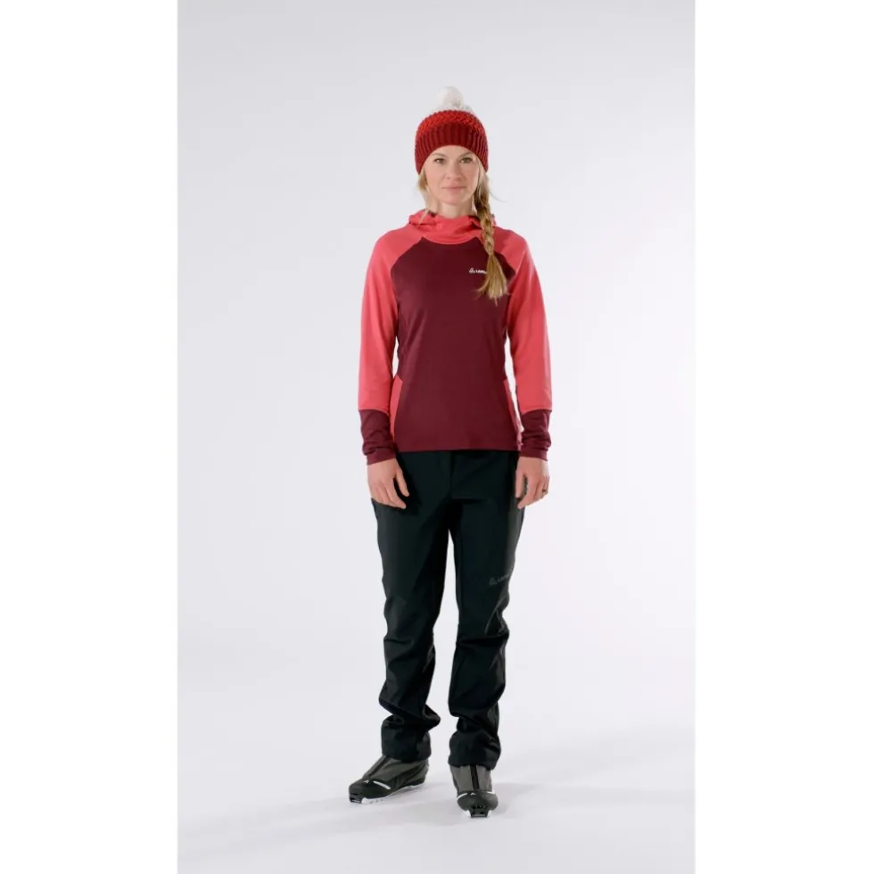 Löffler Transtex® Merino Hoodie Dames - zwart 990
