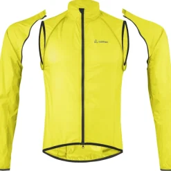 Windjacks|Vesten < Löffler Windshell Zip-Off Fietsjas heren - lemon 2